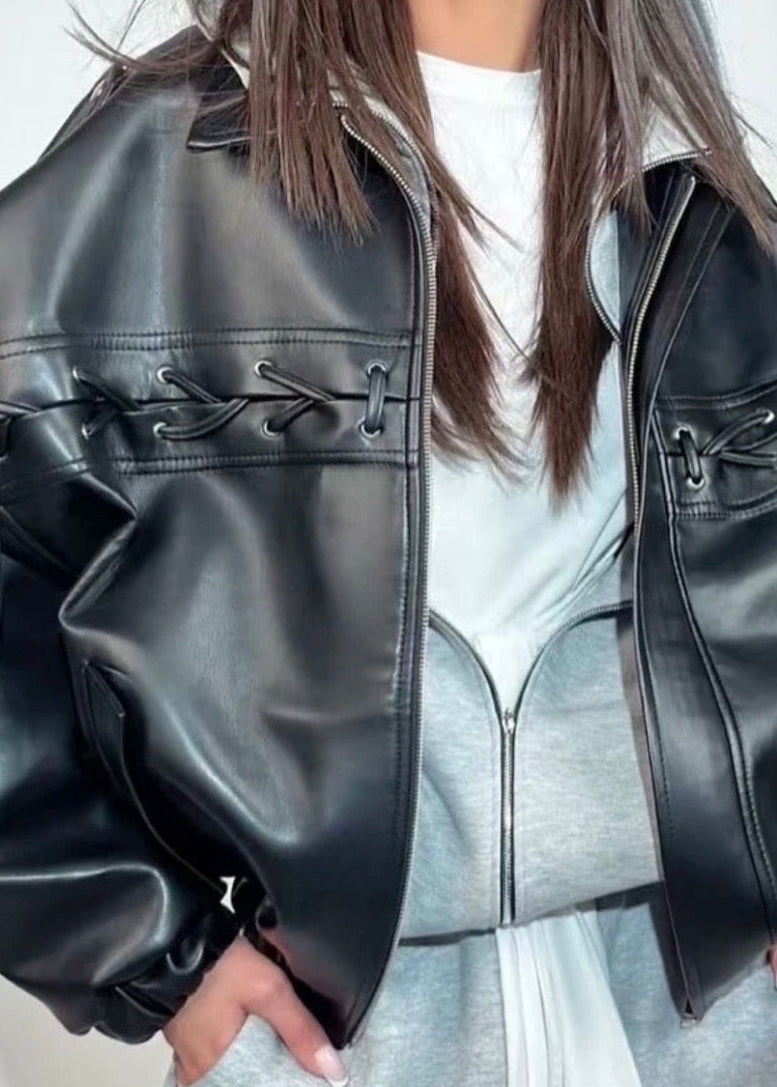 BOMBERS SIMILI CUIR