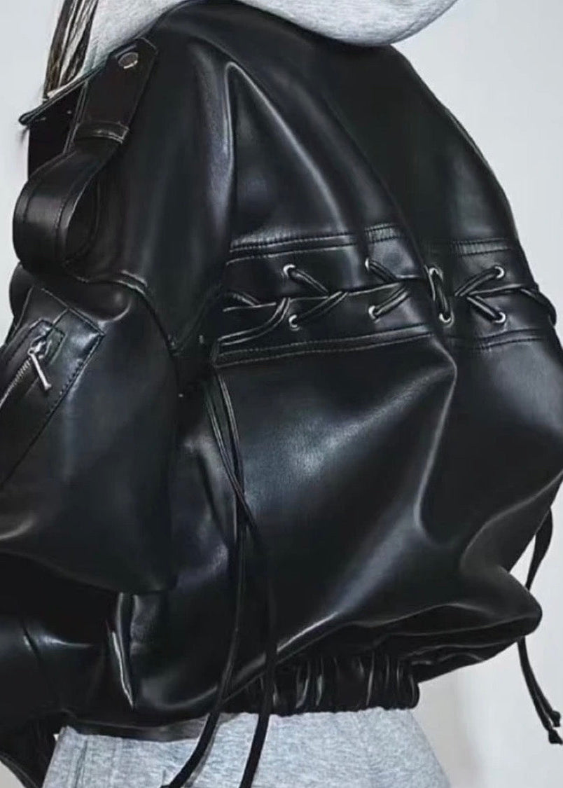 BOMBERS SIMILI CUIR